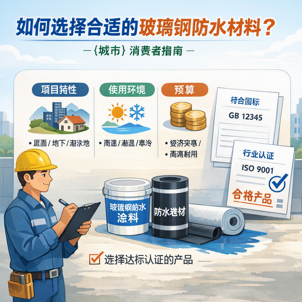 如何判定玻璃钢防水材料的合格标准? 郑州 消费者指南