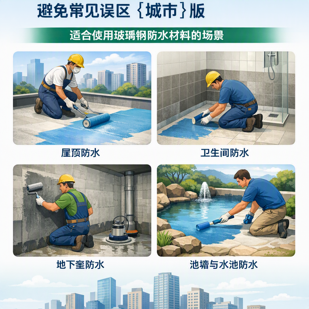 玻璃钢防水材料施工注意事项,避免常见误区 郑州 版