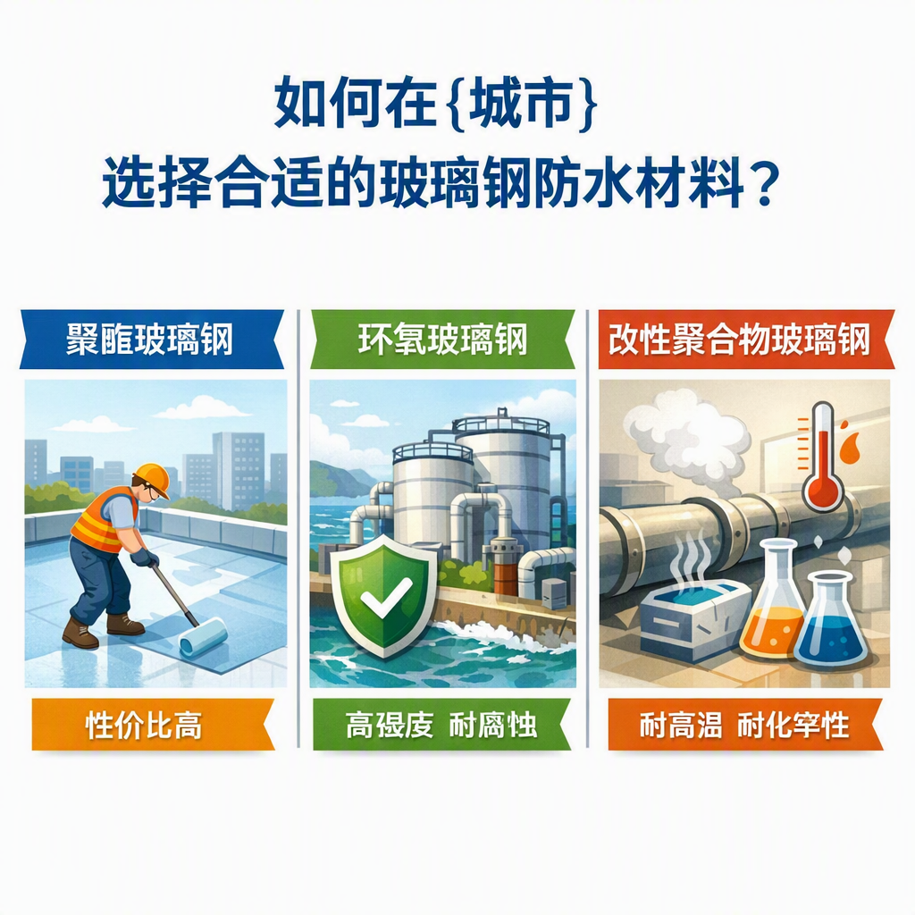 如何在郑州选择合适的玻璃钢防水材料?
