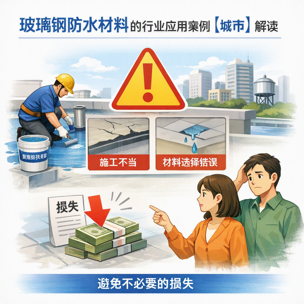 玻璃钢防水材料的行业应用案例,郑州解读